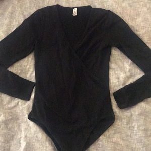 American Apparel Criss Cross front Leotard